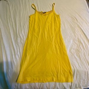 Vintage yellow athletic dress